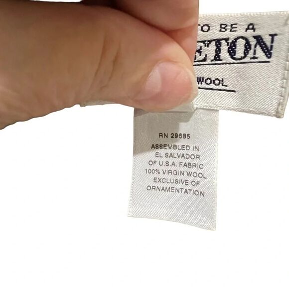 Pendleton Blazer Women's Size 16 Brown Virgin Wool Flawed - Picture 8 of 16